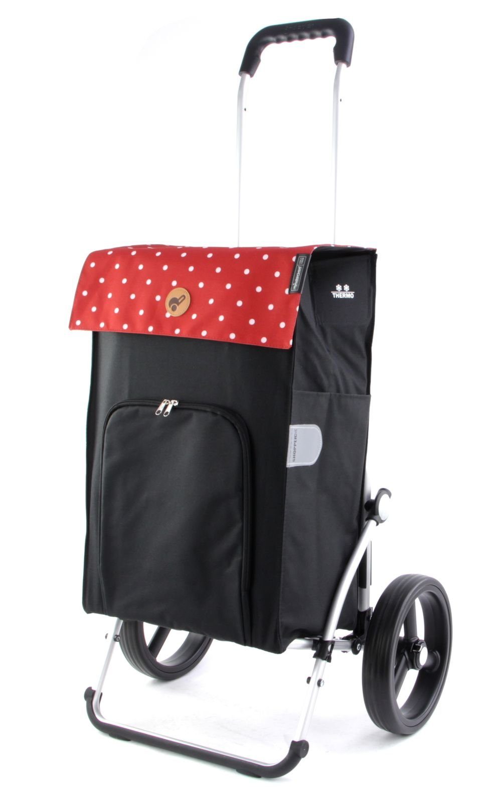 ANDERSEN Einkaufstrolley Shopper Fun Malit Rot - 45 Liter Fassungsvermögen