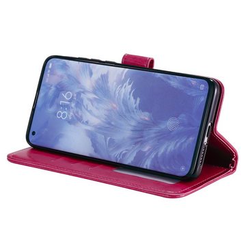 CoverKingz Handyhülle Xiaomi Mi 10 / Mi 10 Pro Handy Hülle Flip Case Cover Tasche Etui, Klapphülle Schutzhülle mit Kartenfach Schutztasche Motiv Mandala