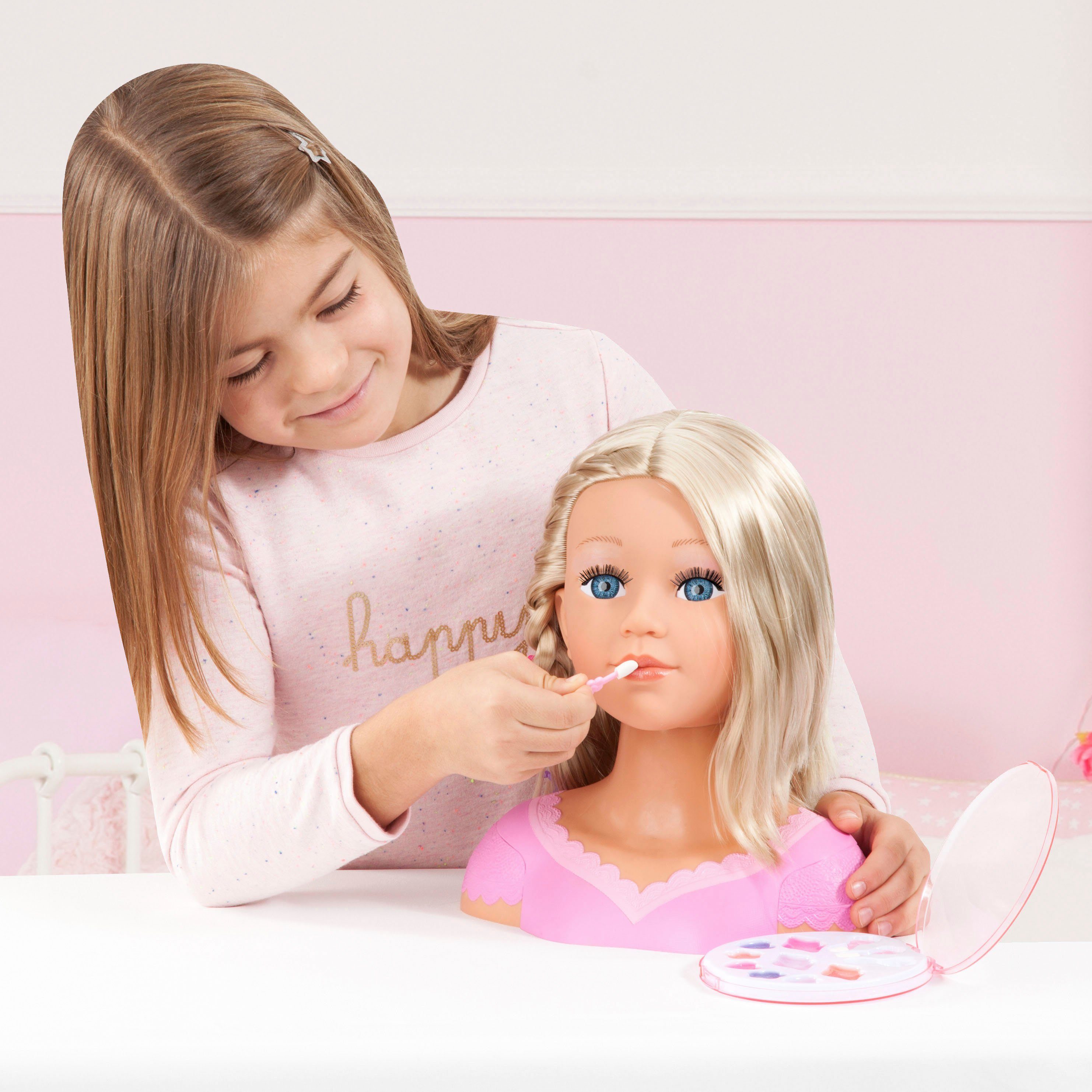 Bayer Frisier- & Schminkkopf Charlene Super Model, mit Kosmetik