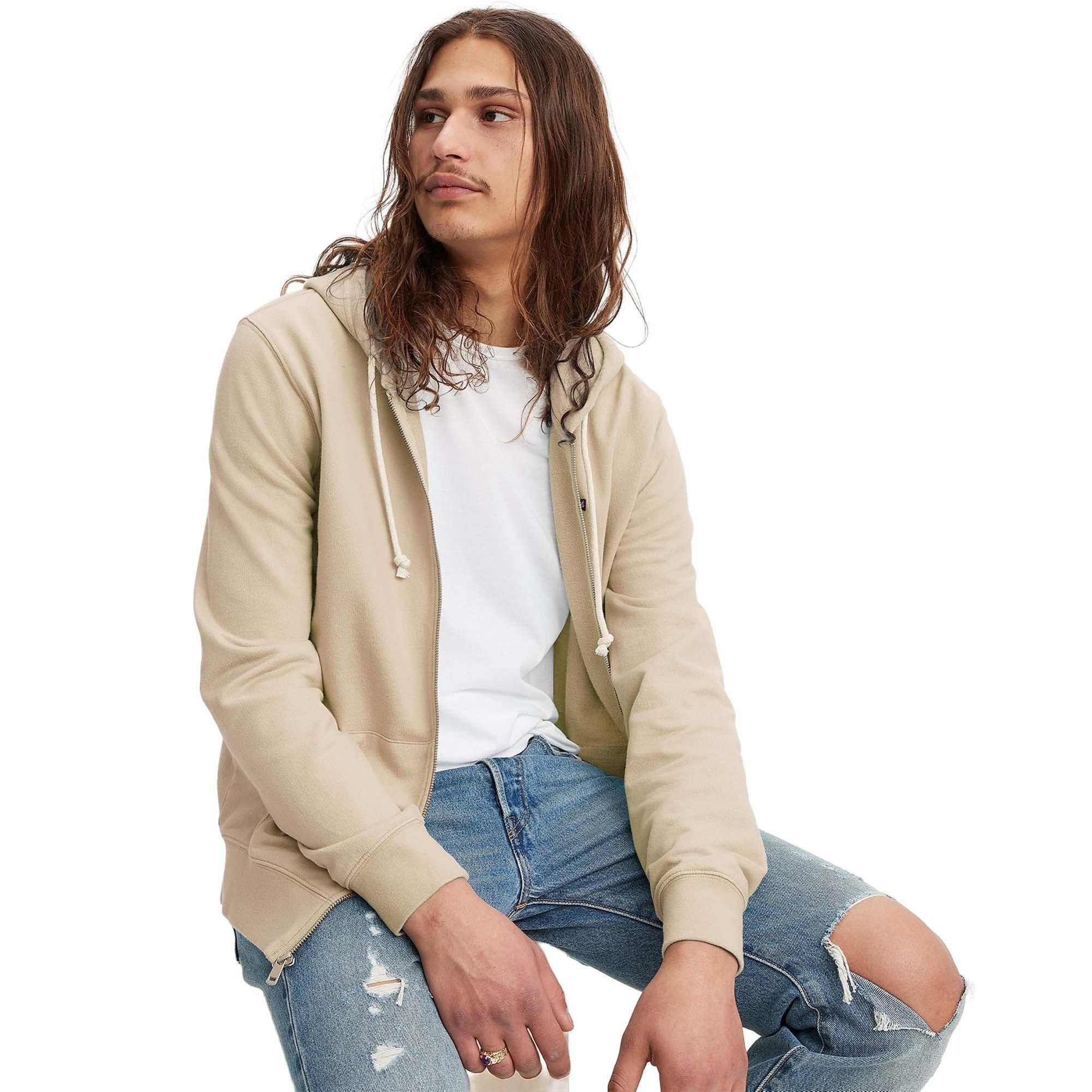 Levi's® Sweatshirt Herren Sweatjacke 1er Pack Baumwolle (Packung, 1er Pack) – Bild 5 von 5