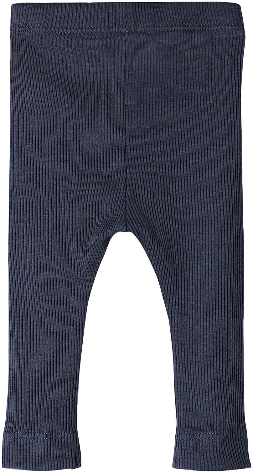 Name It Leggings NBNKAB LEGGING NOOS Baumwollmischung, Rippqualität, normal geschnitten