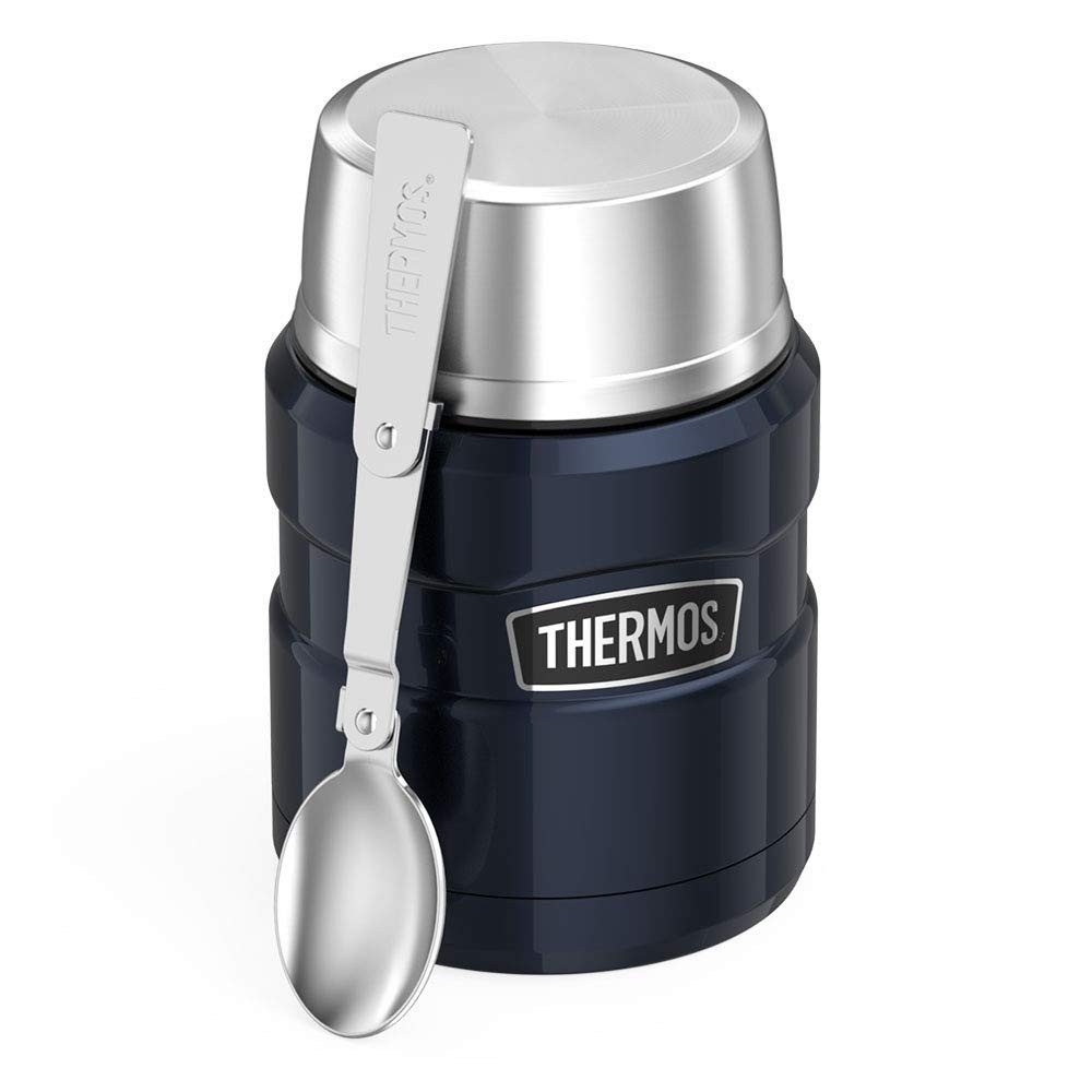 THERMOS Thermobehälter Essensbehälter 'King' dunkelblau, Edelstahl, Essensbehälter 'King' dunkelblau, mit persönlicher Wunschgravur