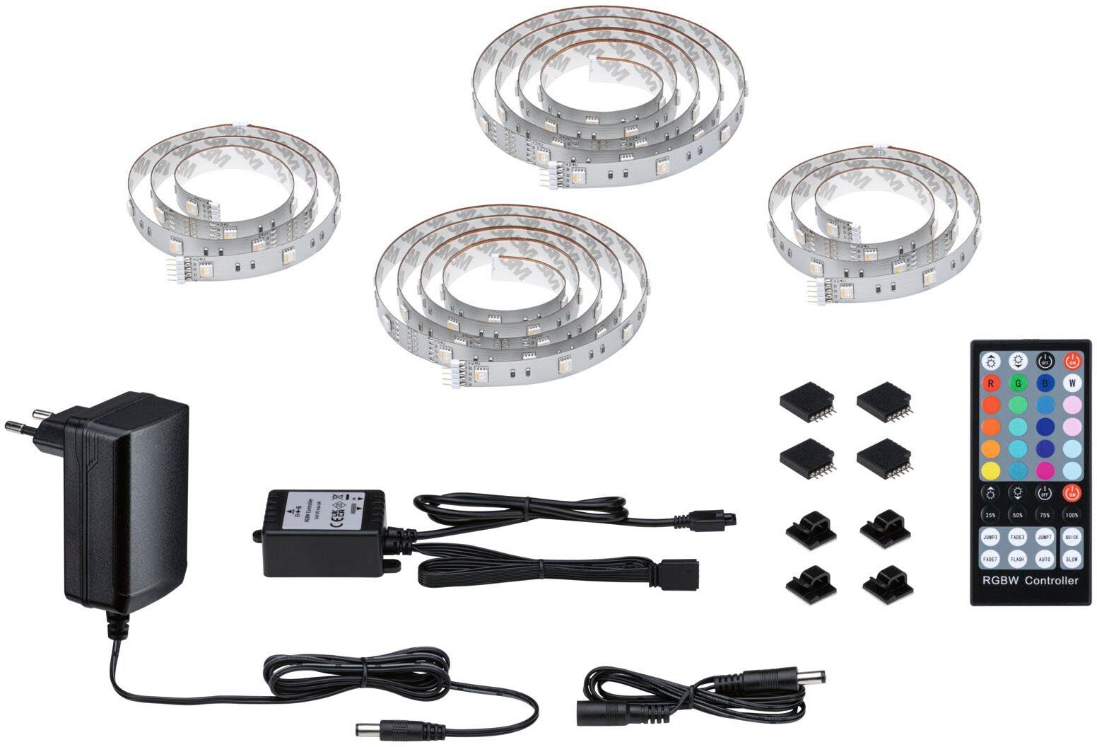 Basisset Zoll LED-Streifen 1-flammig, RGB Comfort Paulmann TV Basisset 250 3,6m 277lm/m, Dynamic 20,5W 55 MaxLED