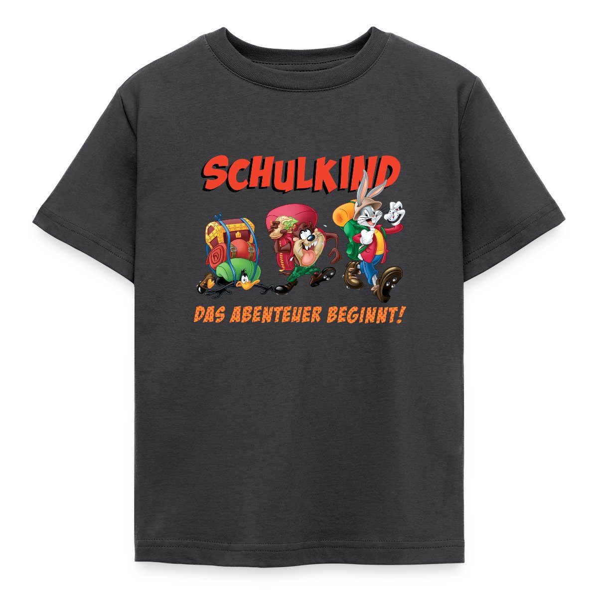 T-Shirt Looney Tunes Schulkind Geschenk Einschulung Kinder T-Shirt