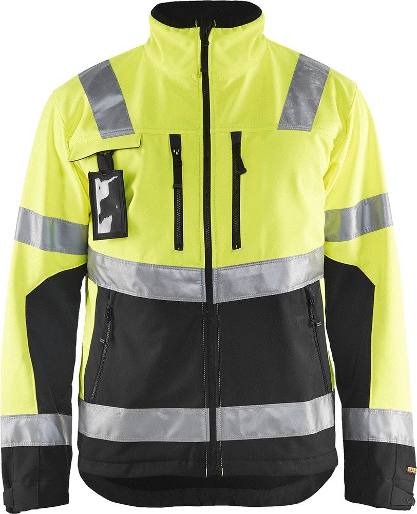 Blåkläder Warnschutz-Shirt High Vis Softshell Jacke
