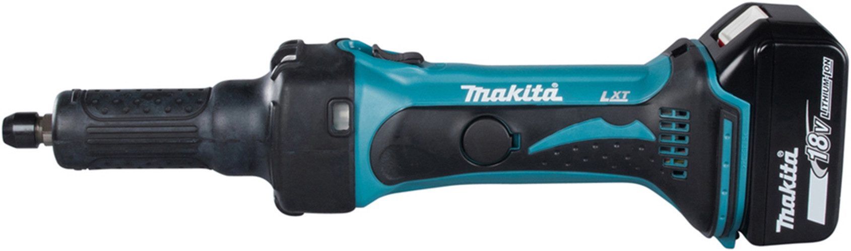 Makita Akku-Geradschleifer DGD800Z, 6 mm Werkzeugaufnahme, ohne Akku und Ladegerät – Bild 4 von 5