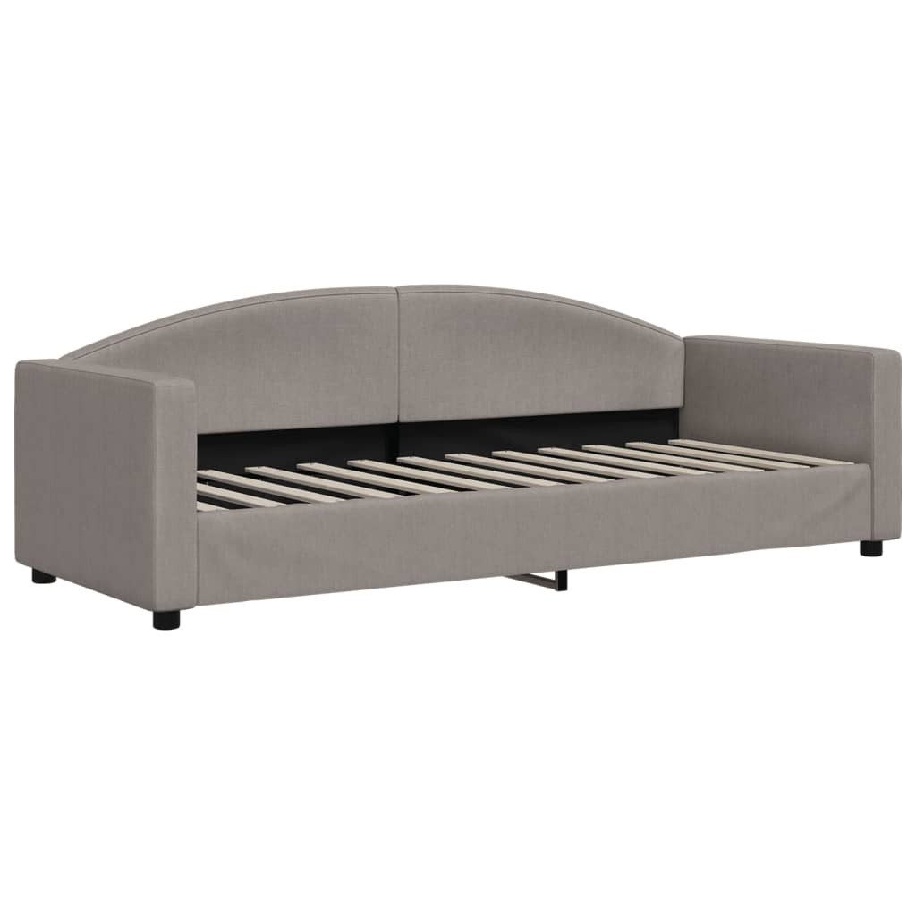 vidaXL Bett Tagesbett mit Matratze Taupe günstig online kaufen