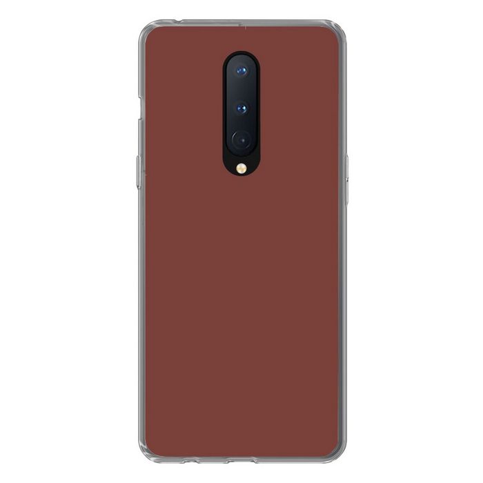 MuchoWow Handyhülle Palette - Rot - Innenbereich Phone Case Handyhülle OnePlus 8 Silikon Schutzhülle
