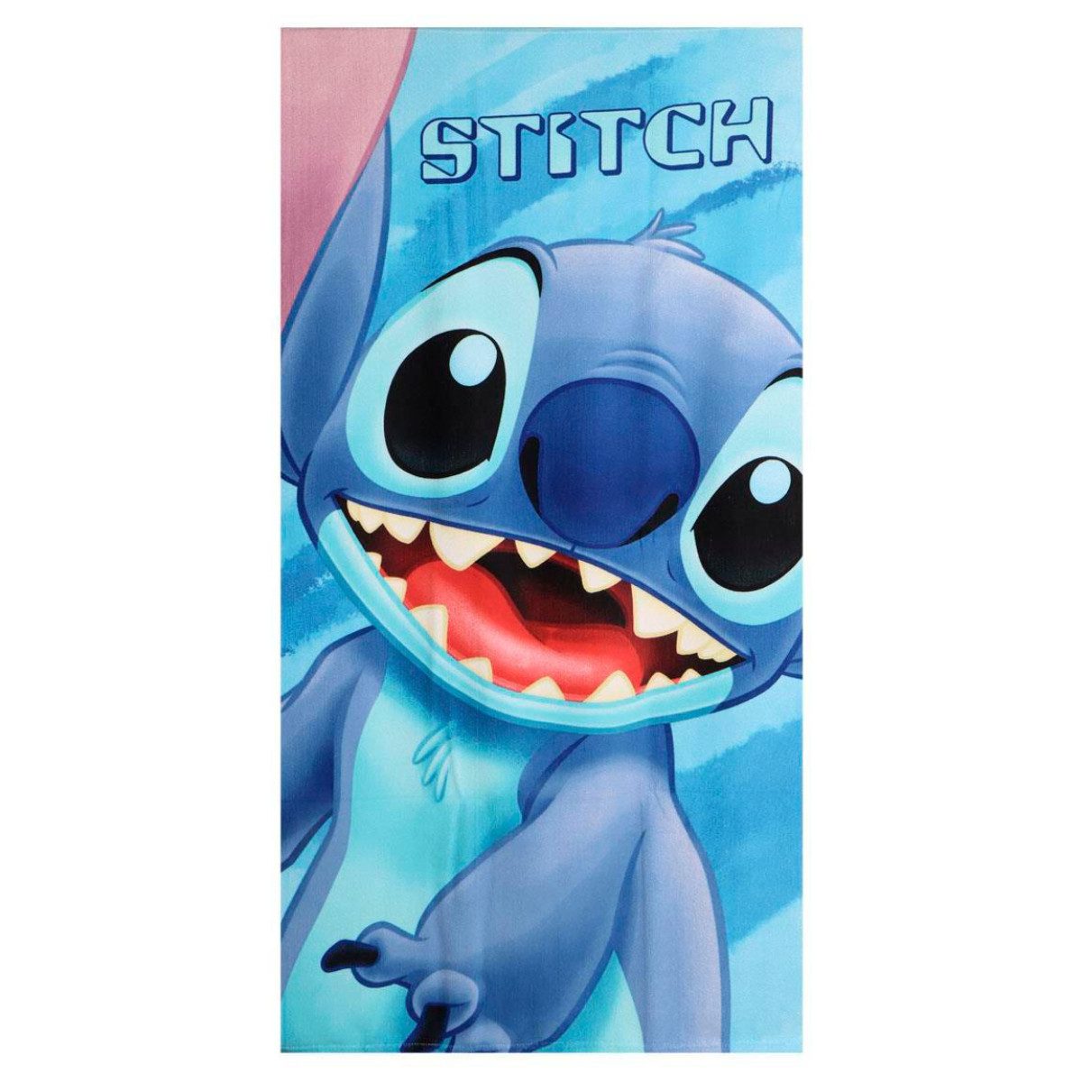 Disney Strandtuch Stitch 140x70 cm Badetuch Handtuch weich leicht schnelltrocknend, (Packung)