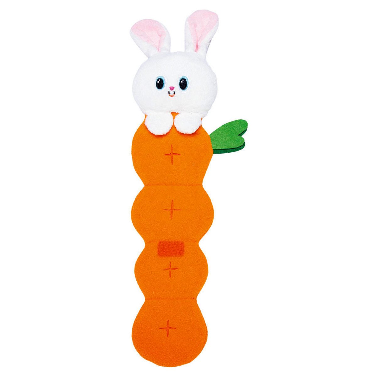 Beeztees Tierkuscheltier Hundespielzeug Hide 'n' Seek Osterhase Karotte