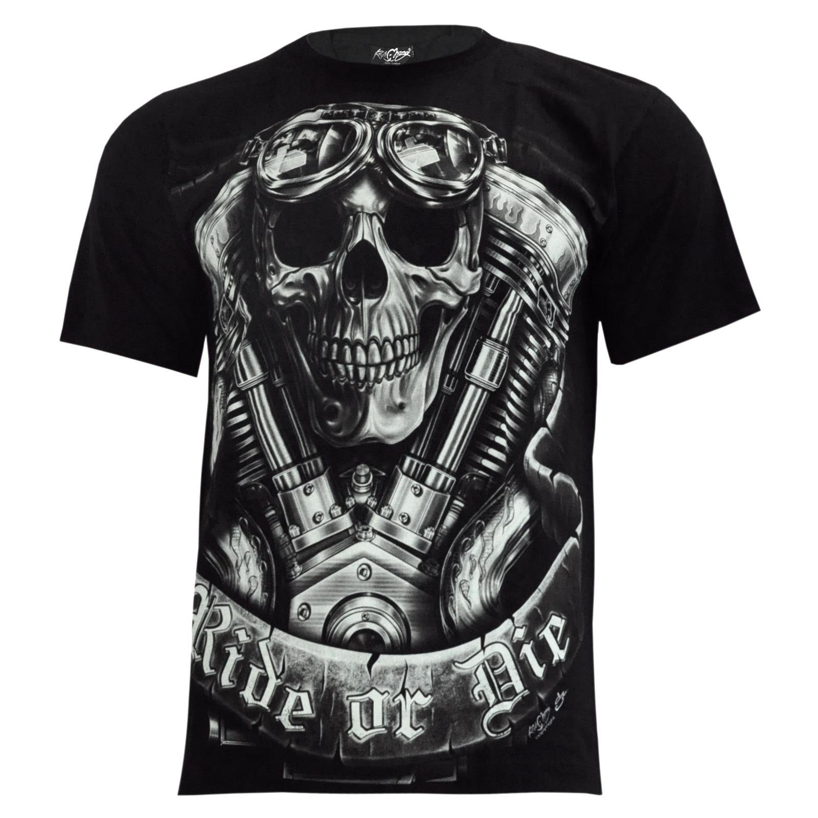 Biker Rocker Heavy Wilai Tattoo Rock T-Shirt Metal Chang T-Shirt