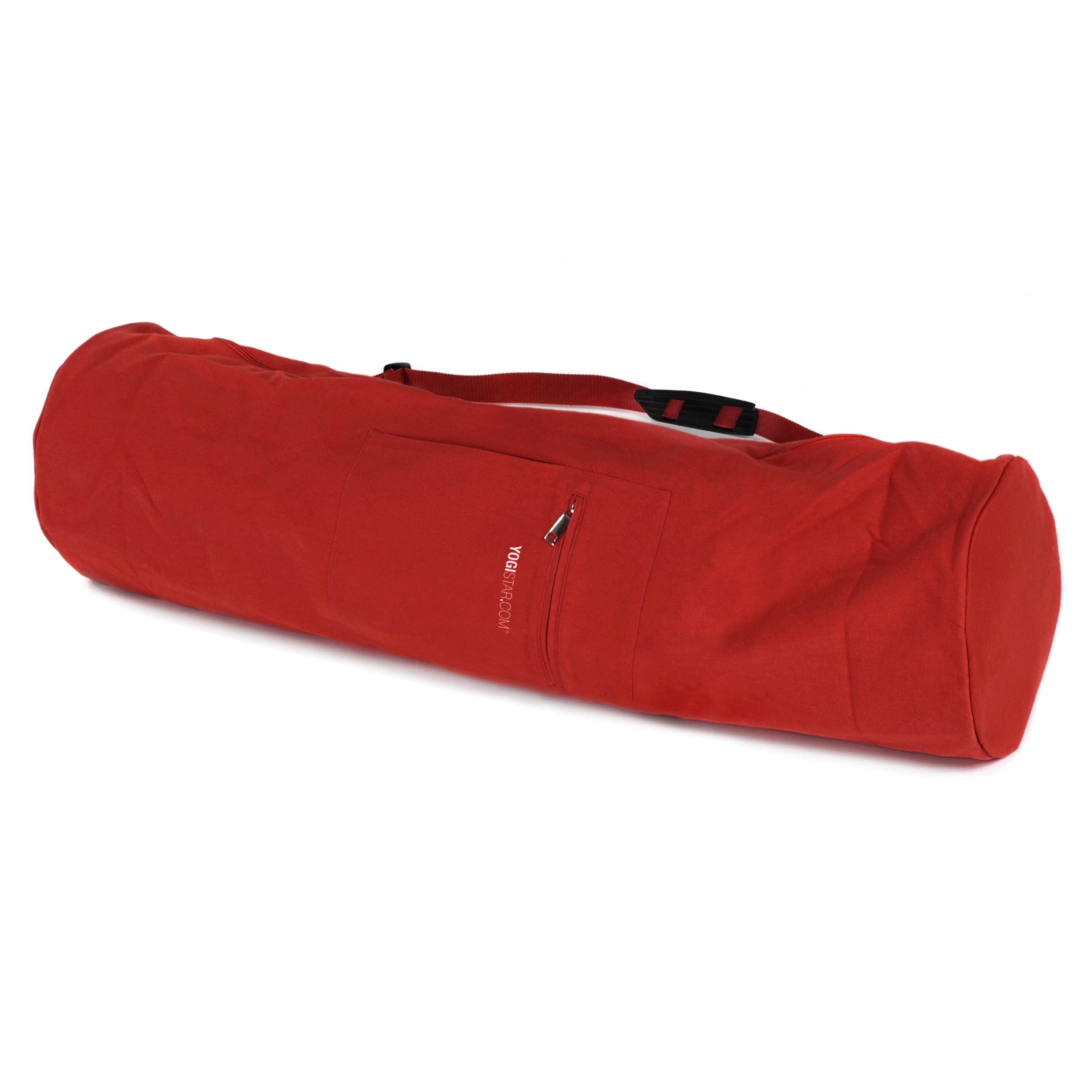 Yogistar Yogatasche Yogatasche yogibag® basic - zip - extra big - cotton - 80 cm (Standard, 1-tlg., Standard), Baumwoll-Yogatasche passend für yogimat natur, 75cm extra breit
