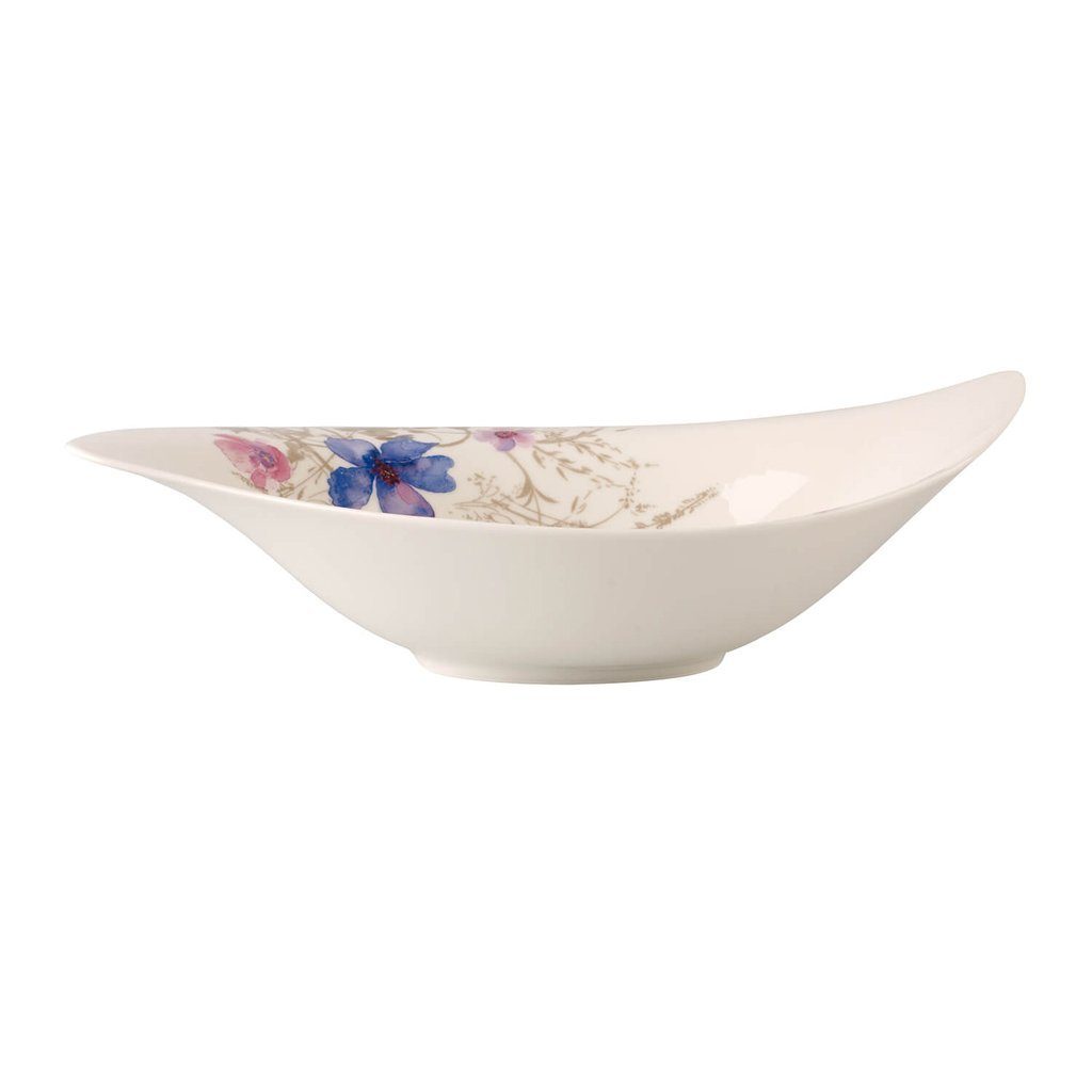 Villeroy & Boch Salatschüssel Mariefleur Gris Serve & Salad Salatschüssel, Porzellan, (1-tlg)