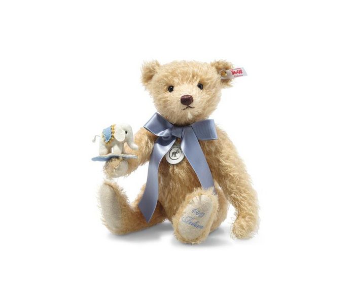 Steiff Dekofigur Teddybär mit Elefäntle 30 cm 006166