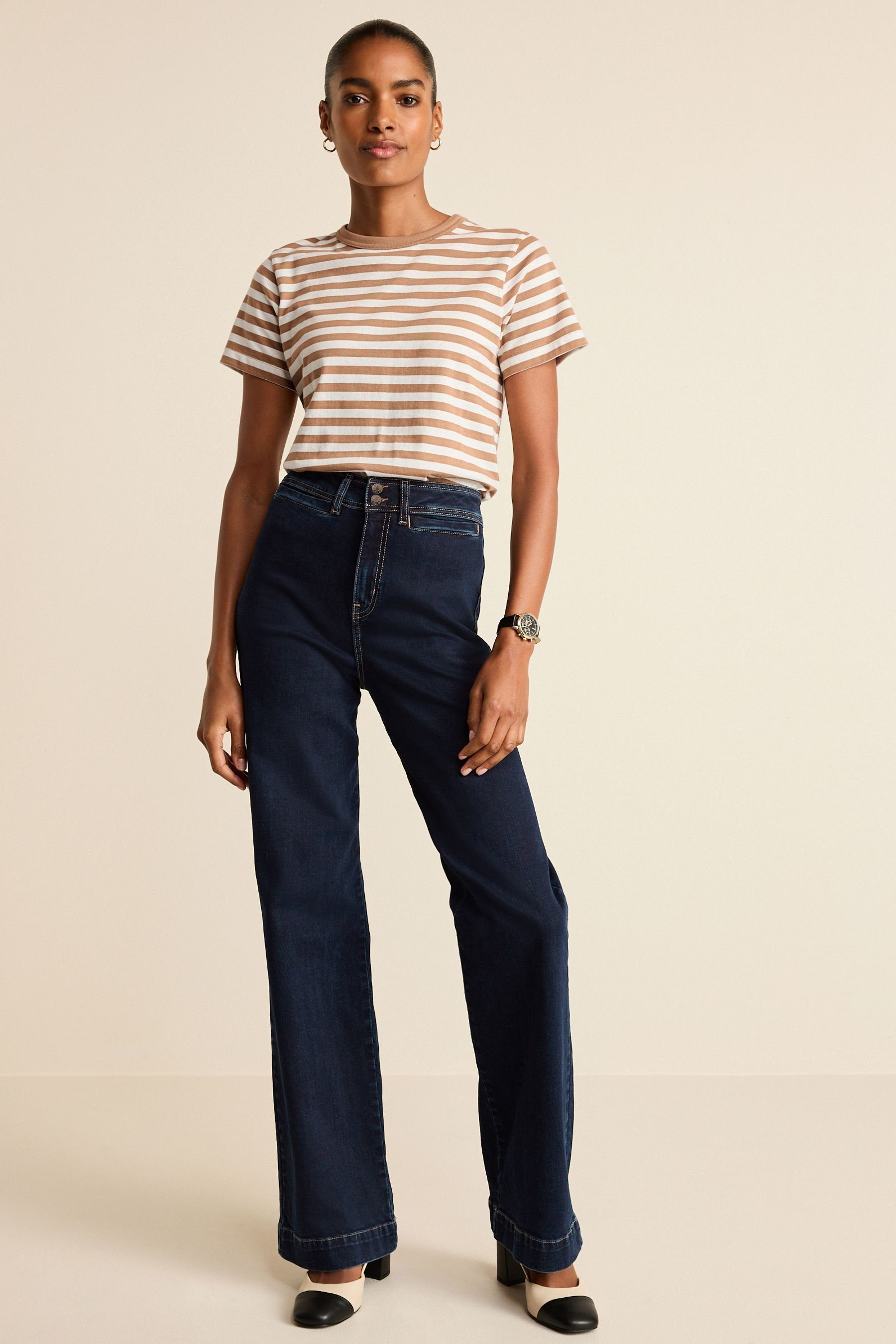 Next T-Shirt Essential Kurzarm-T-Shirt mit Rundhalsausschnitt (1-tlg)