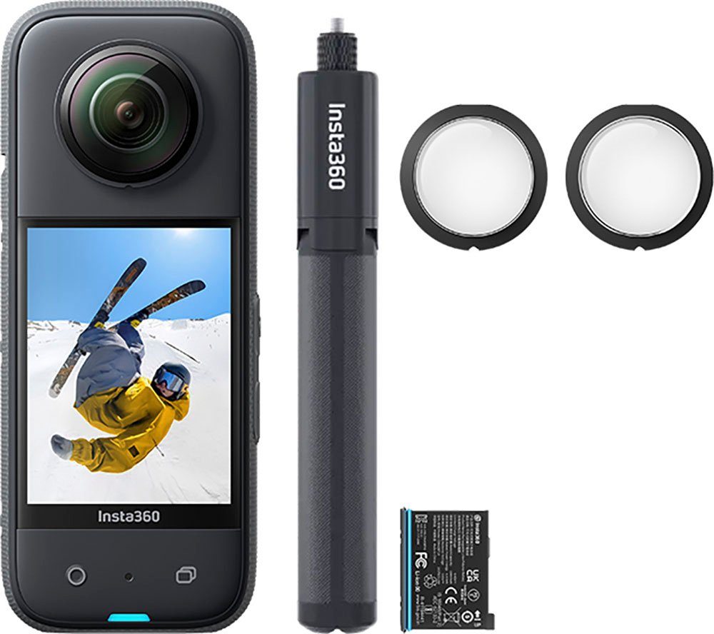 Insta360 Kit All-Purpose WLAN Bluetooth, X3 (Wi-Fi) Camcorder (5,7K,