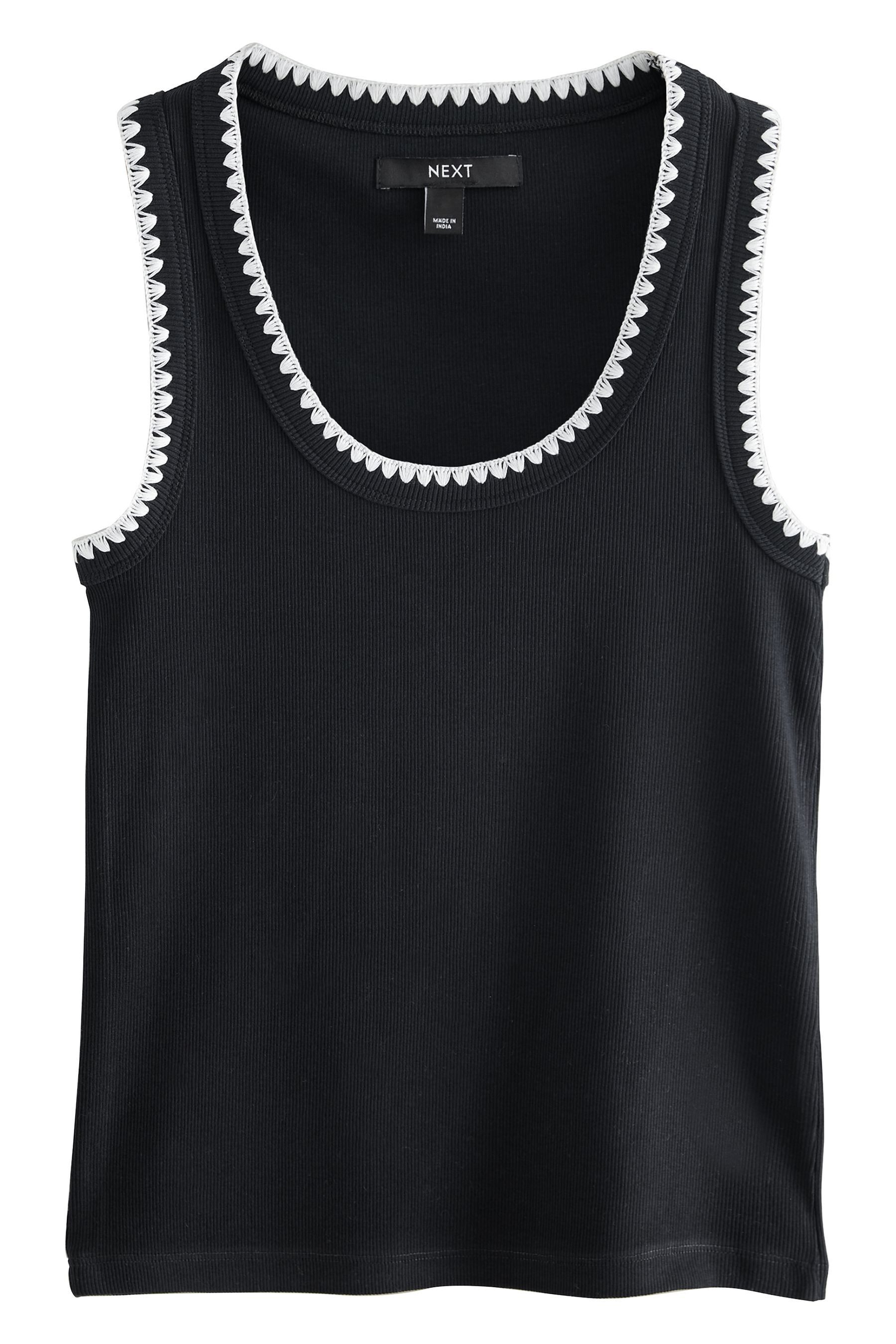 Stricktop Trägertop mit Kontraststrick