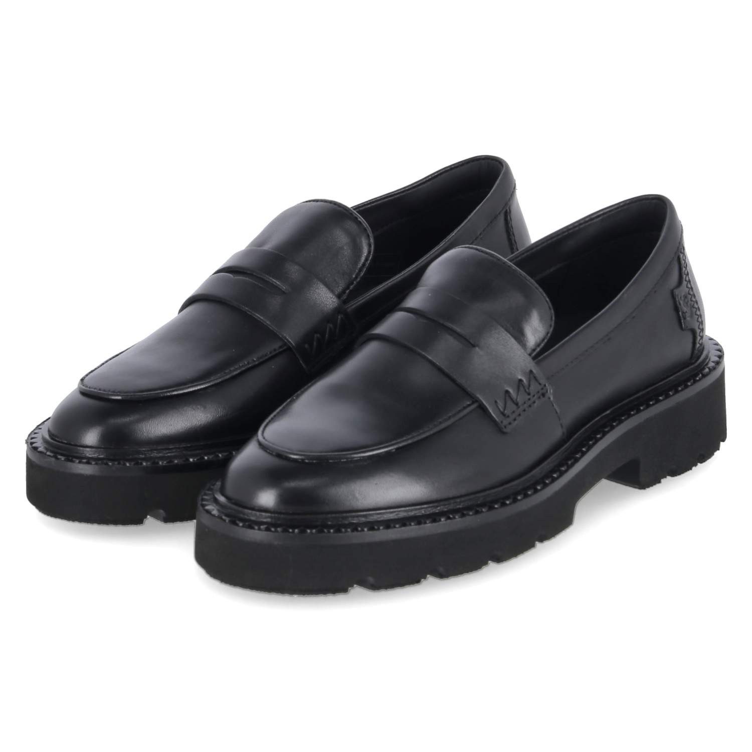 Salamander Salamander F31AY1601000-1000 Damen Glattleder black Slipper