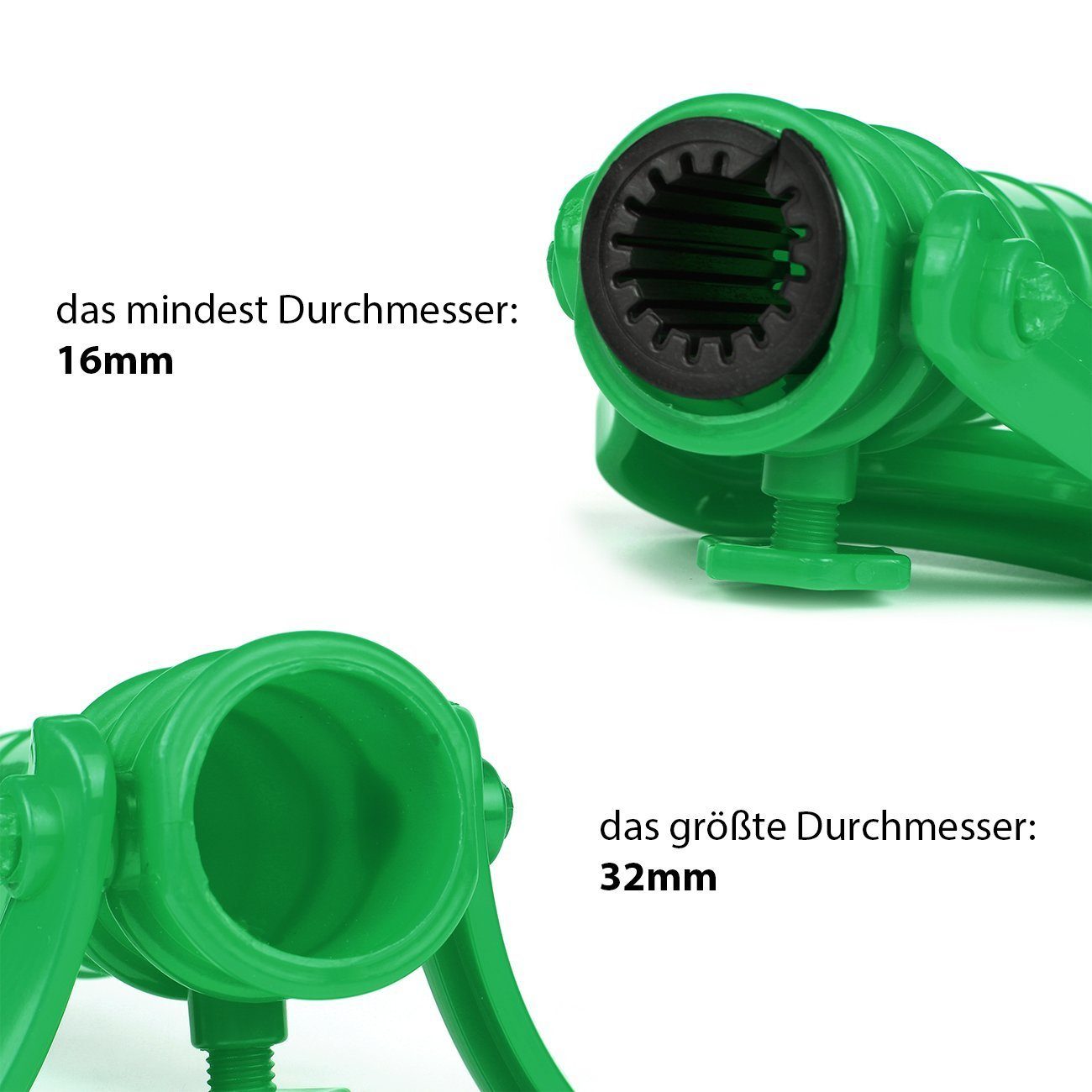 Sekey Schirmhalter Sonnenschirmhalter aus Kunststoff, Schirmständer für 19-32 mm Stangen