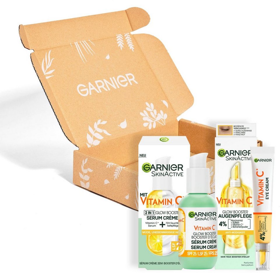 GARNIER Gesichtspflege-Set Vitamin C Glow Booster Set Set,