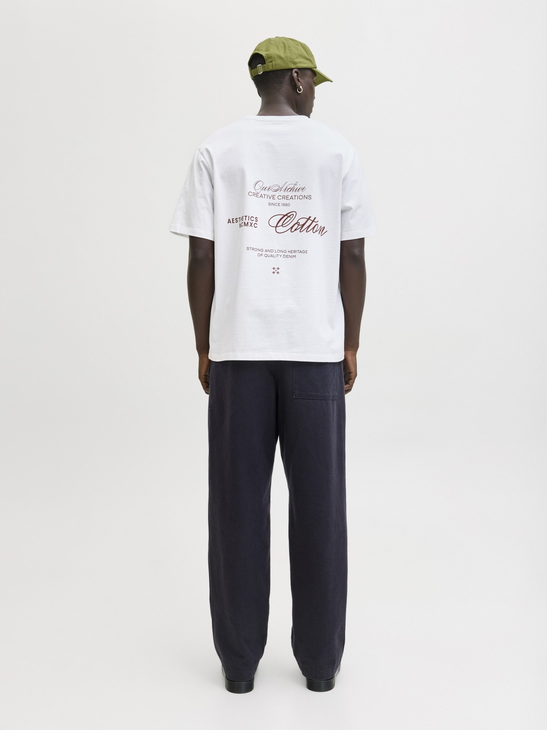 Jack & Jones T-Shirt JJROAR TEE SS CREW NECK, Bright White