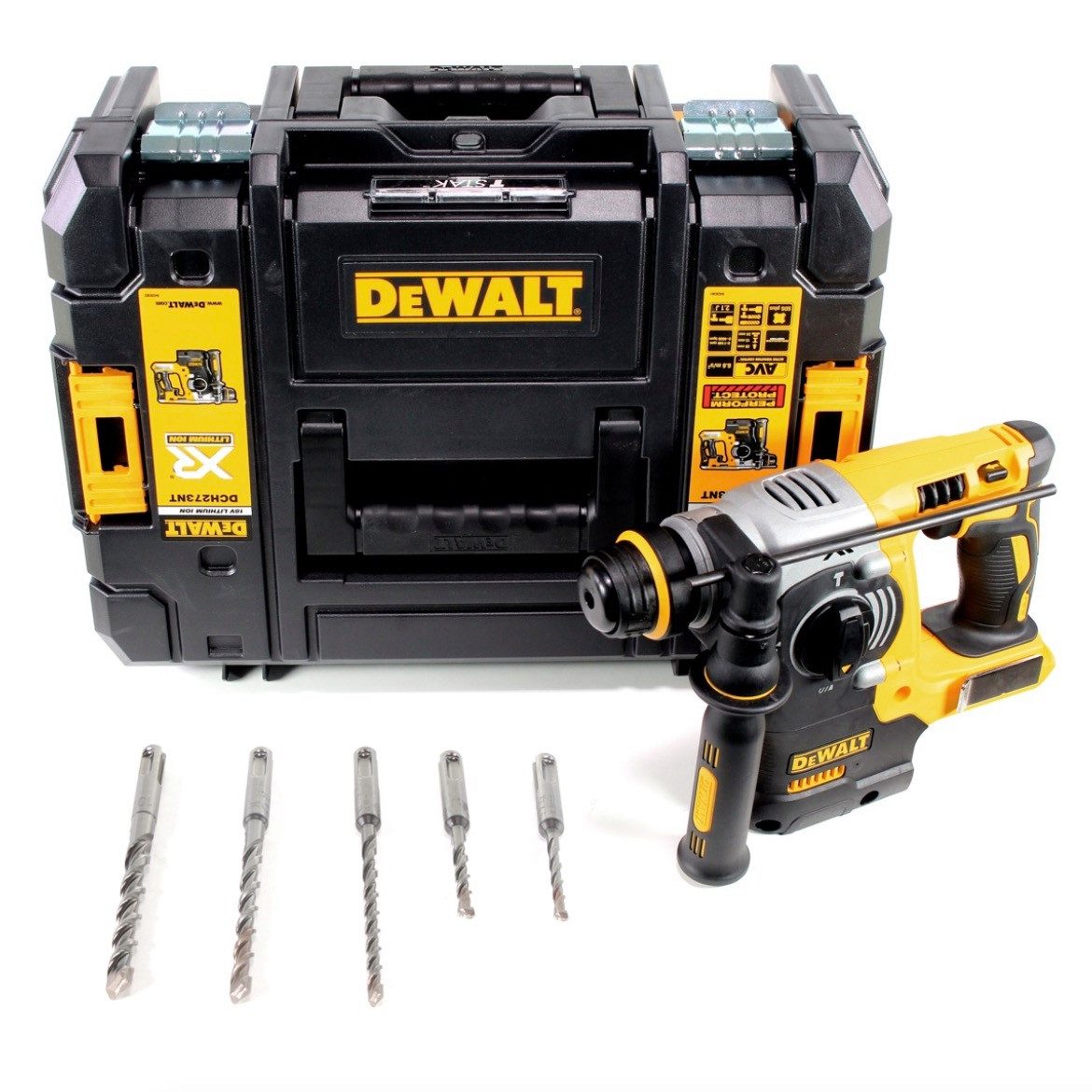 DeWalt Akku-Kombibohrhammer DCH 273 NT Akku Kombihammer 18V 2,1J SDS-Plus Brushless + TSTAK + 5x