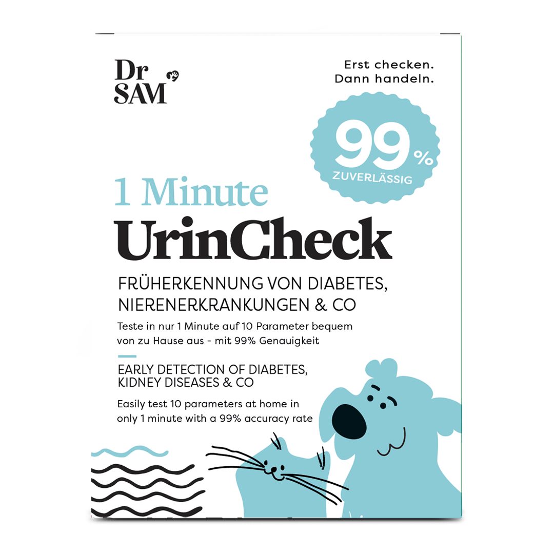 Dr. SAM Nährstoffmangeltest Dr. SAM UrinCheck – 1-Minuten Urintest für Hunde & Katzen, 1-tlg.