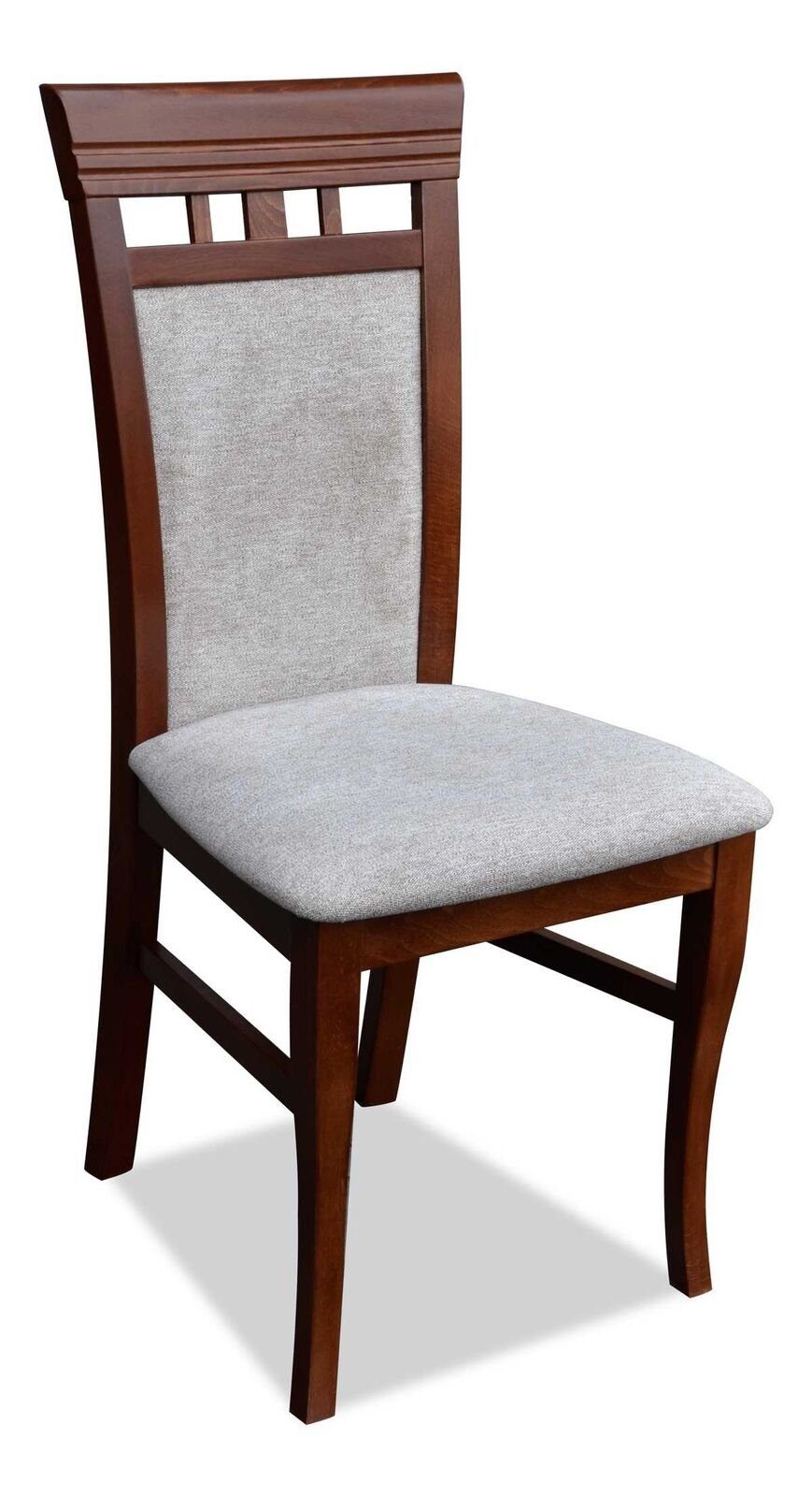 JVmoebel Stuhl Esszimmer Stuhl 1 Sitzer Holz Luxus Klassische Möbel Design Lehnstuhl (1 St) Braun