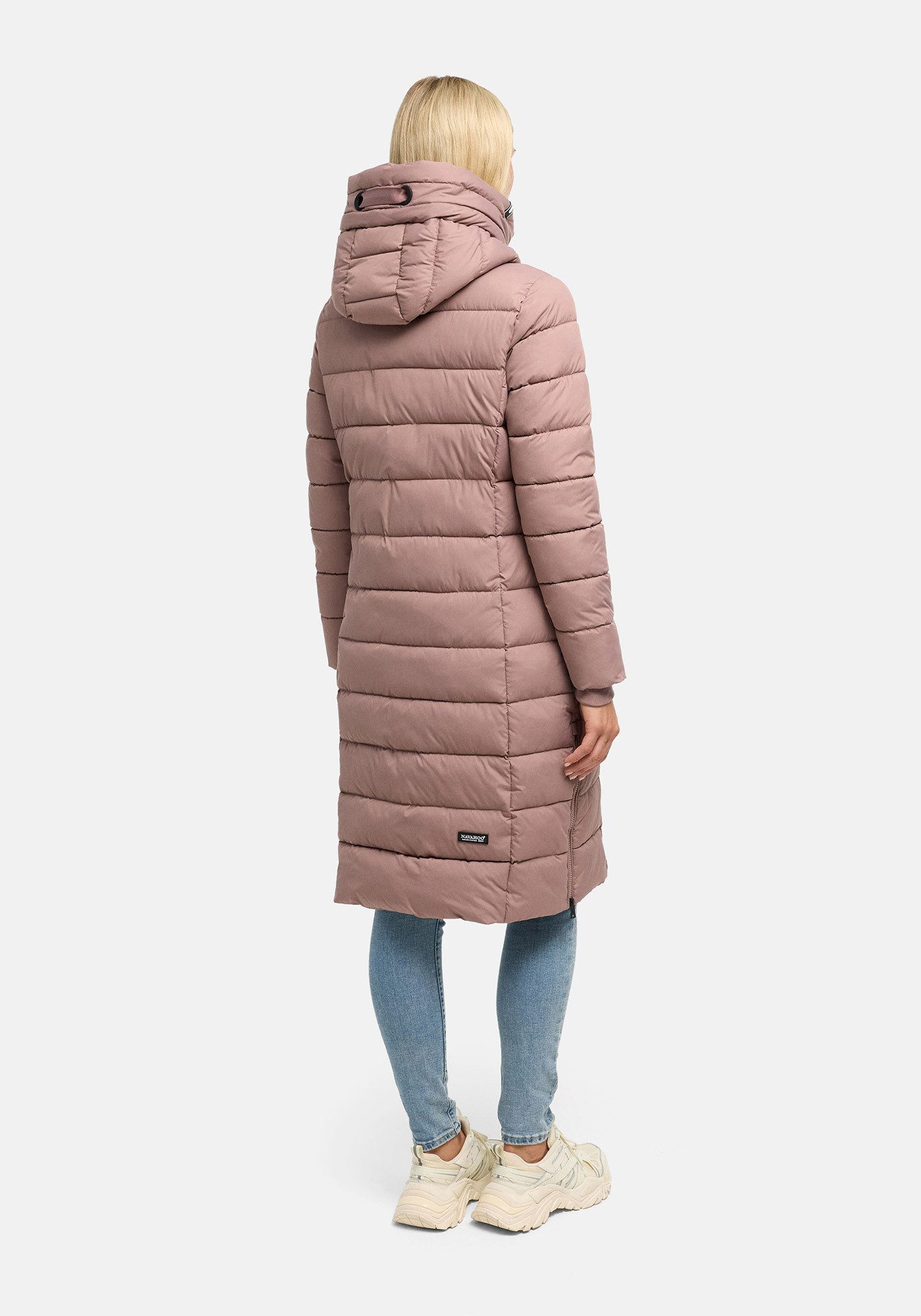 Navahoo Winterjacke Mondmaedchen Extra langer Schnitt mit seitlichen Schlitzen – Bild 4 von 5