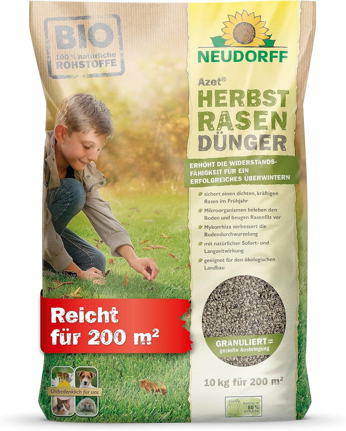 Neudorff Rasendünger Azet HerbstRasenDünger 10 kg, günstig online kaufen