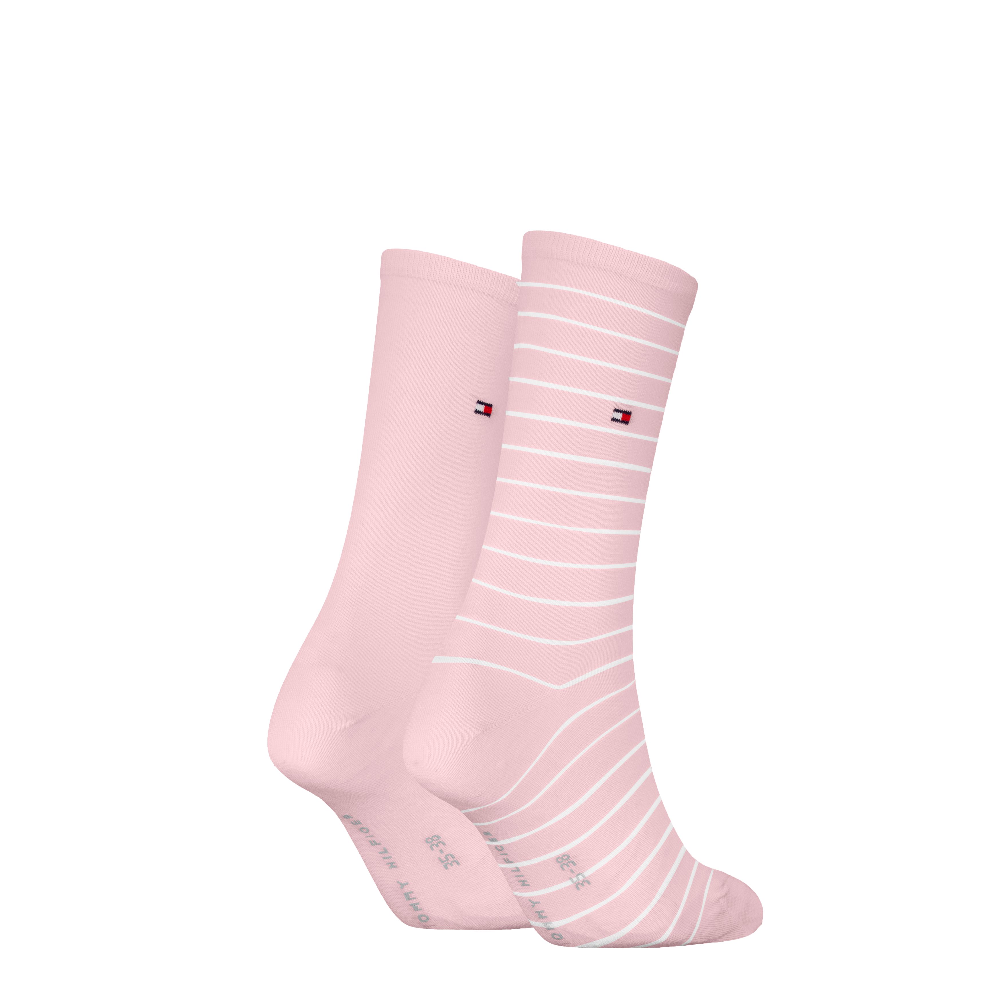 Tommy Hilfiger Socken TH WOMEN SOCK 2P SMALL STRIPE (2-Paar, 2 Paar) mit sc günstig online kaufen