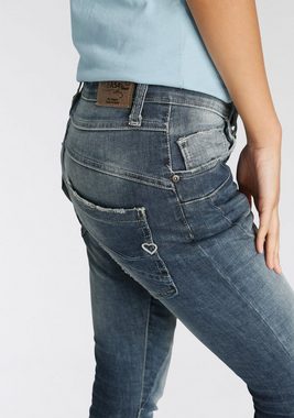 Please Jeans Boyfriend-Jeans P 78A mit leichtem Destroyed Effekt
