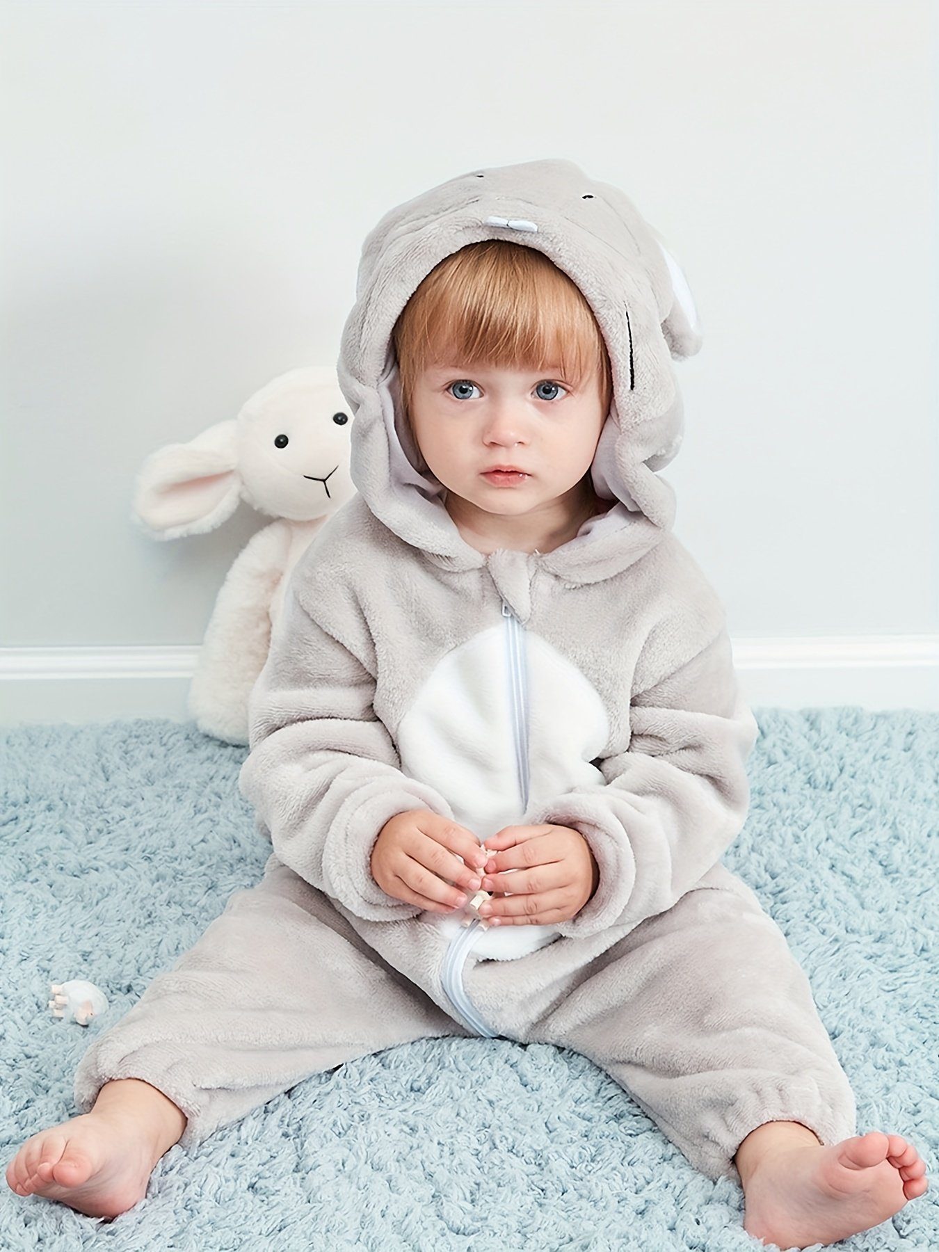 Pyjama DEBAIJIA Baby Flanell Winter 0-36M Jumpsuit Junge und Mädchen Pyjama