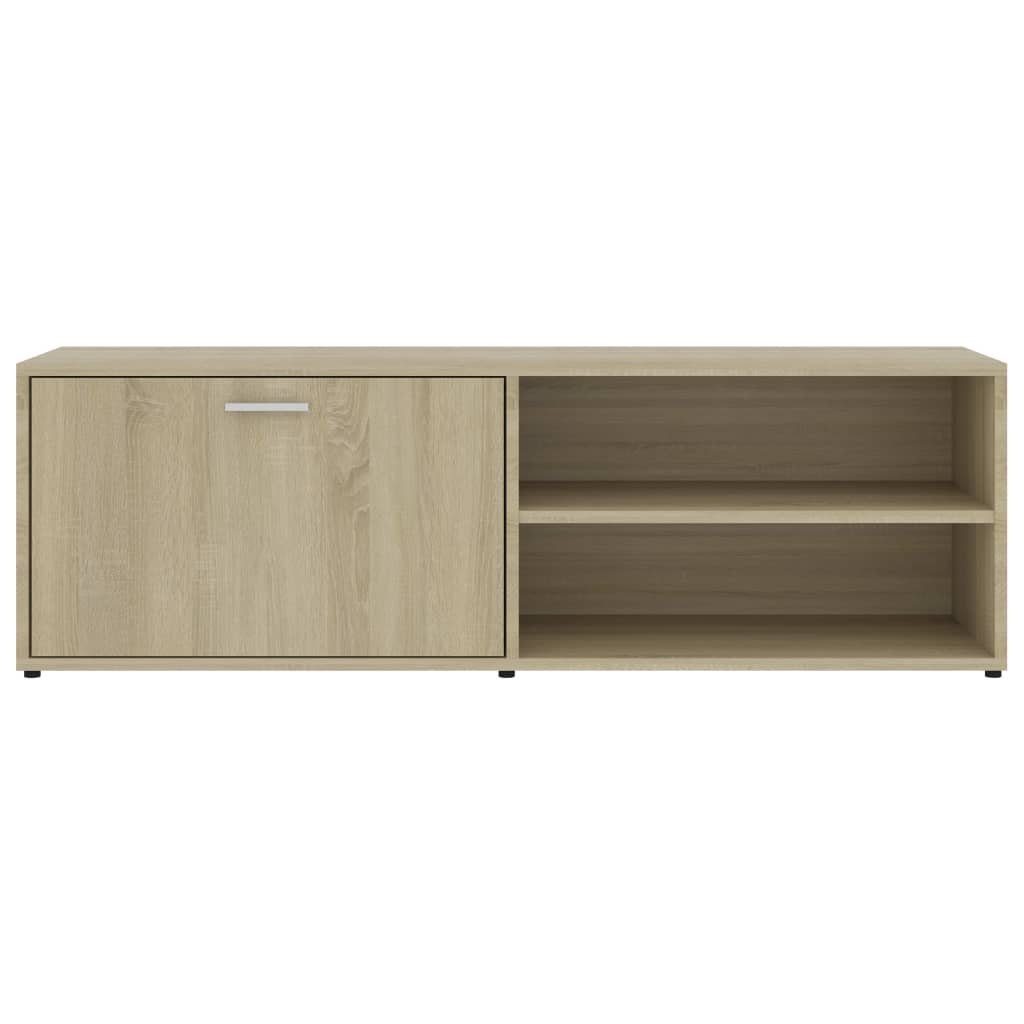 TV-Schrank Sonoma-Eiche cm 120 Spanplatte Lowboard Sonoma 34 TV-Schrank vidaXL Eiche 37 x x