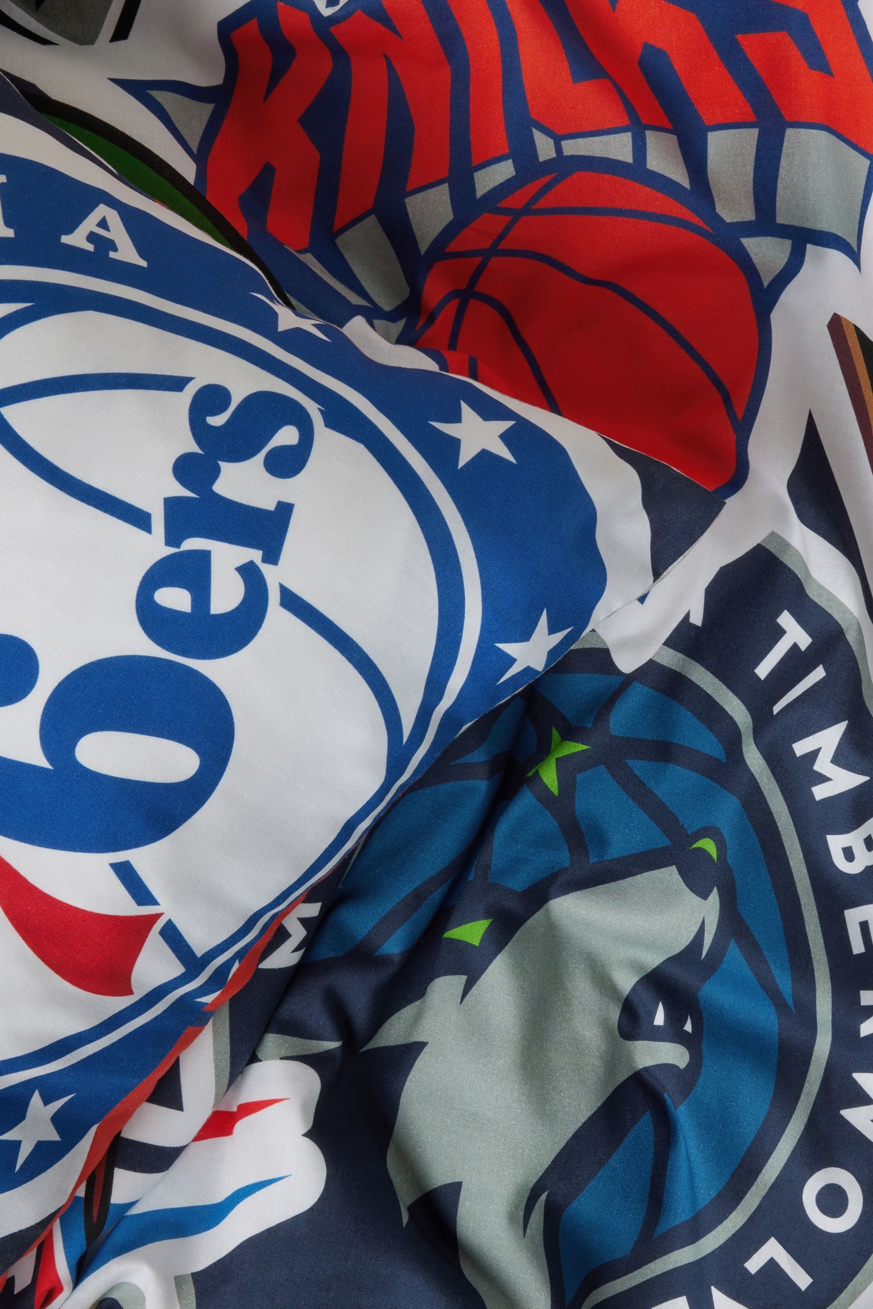 Next Bett-Set NBA Bettbezug und Kissenbezug aus reiner Baumwolle, Bezug: Baumwolle