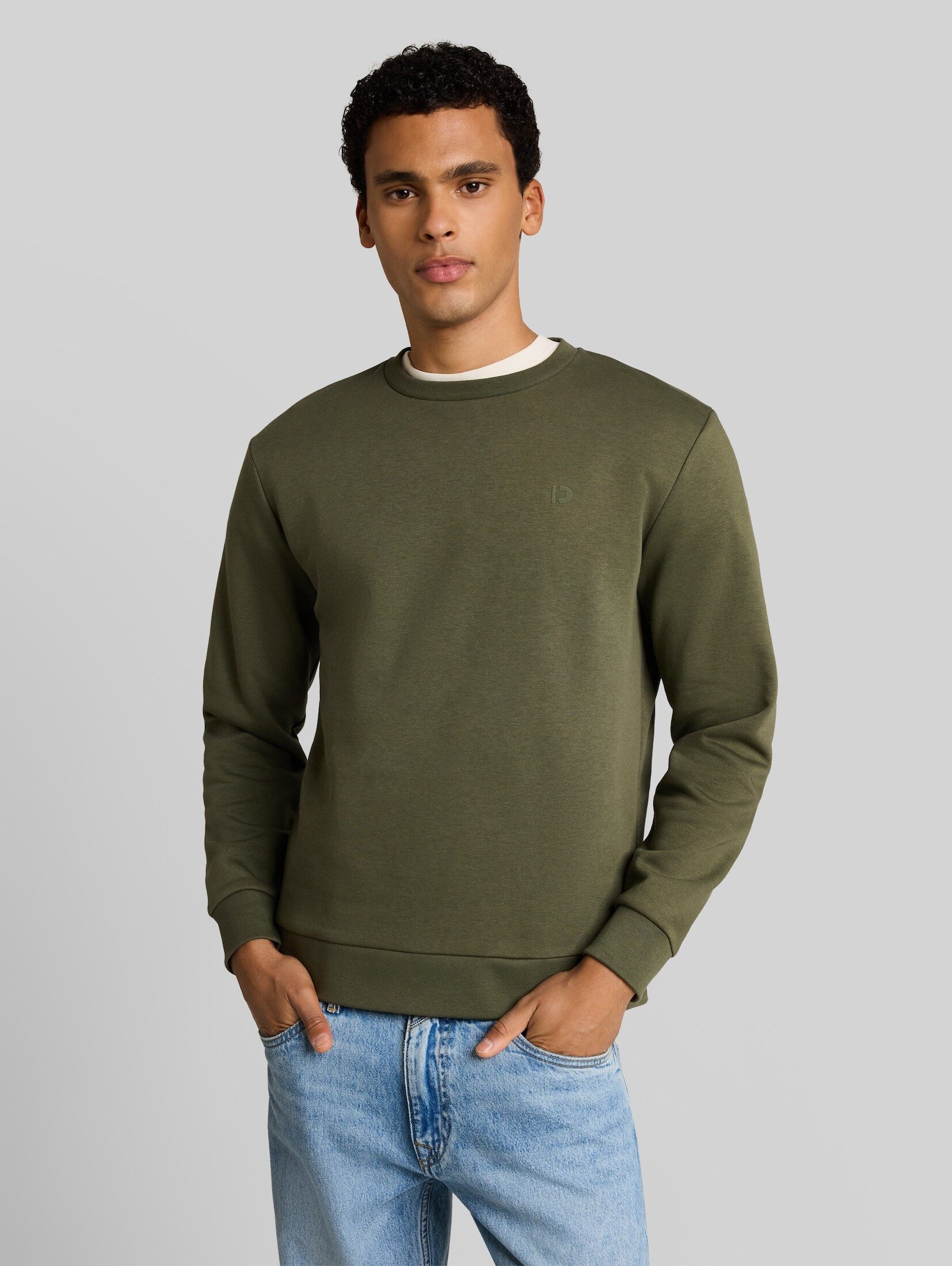 TOM TAILOR Denim Sweatshirt Strick & Sweatshirts Basic Sweatshirt
