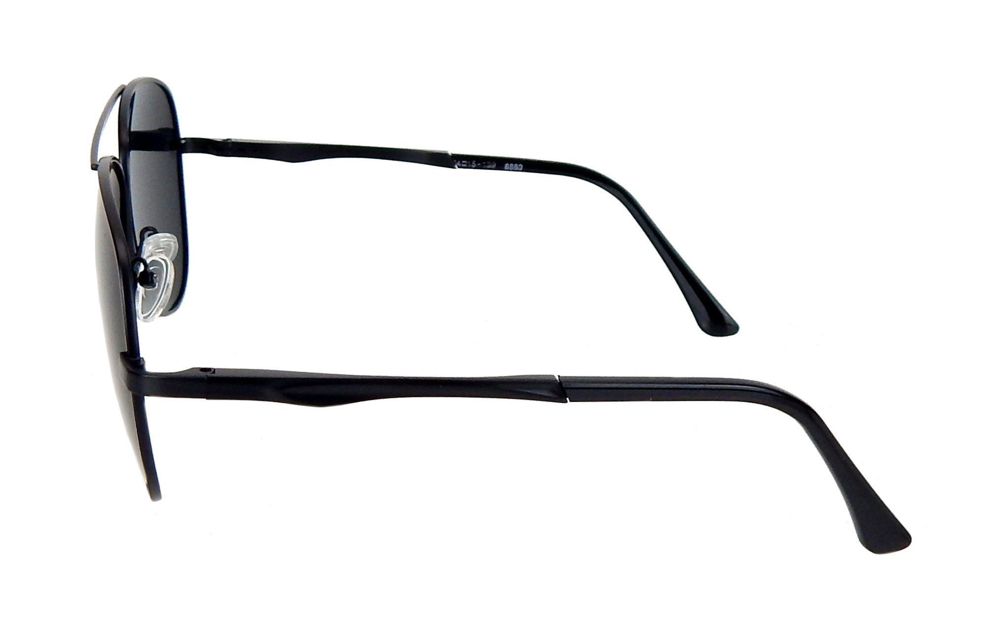schwarz Pilotenbrille Ella 400 UV Herren Sonnenbrille Etui im polarisierend Jonte