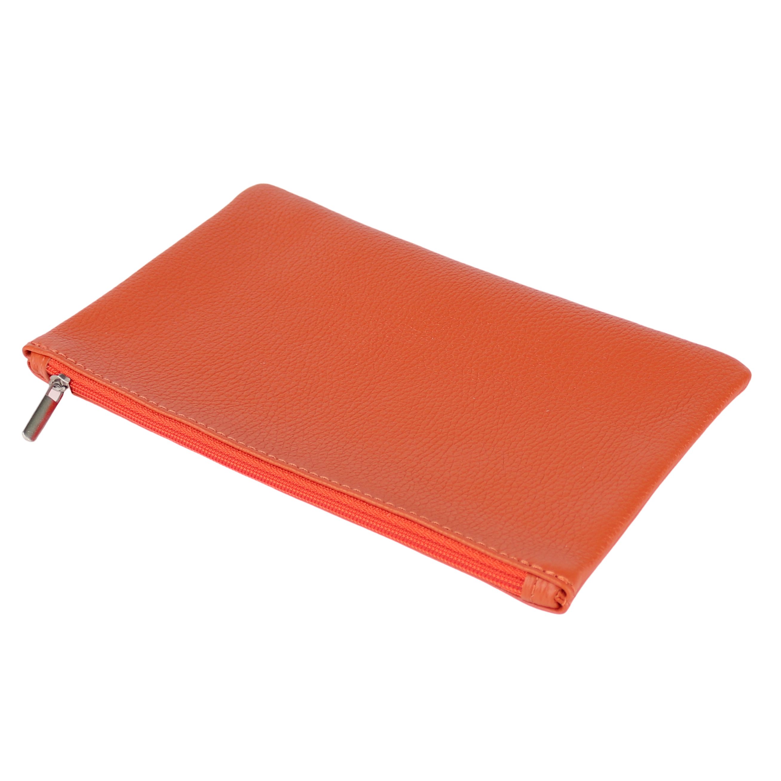 MIRROSI Dokumententasche aus hochwertigem Echtleder, Made in Italy 24,5x15,5cm (Banktasche Schlank Dünn), Brieftasche Vielfältige Farbauswahl