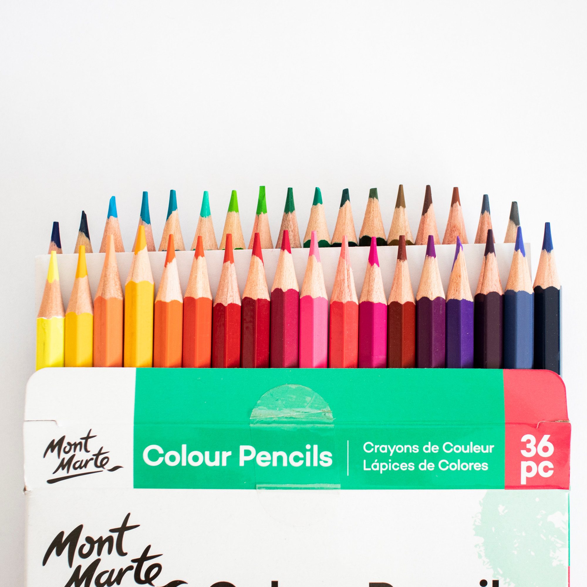 Mont Marte Buntstift SIGNATURE Buntstifte Set- 36 x lebhaften Buntstiften,leuchtende Farben, - Perfekte Wahl für Zeichnen, Ausmalen und lebendige Kunstwerke