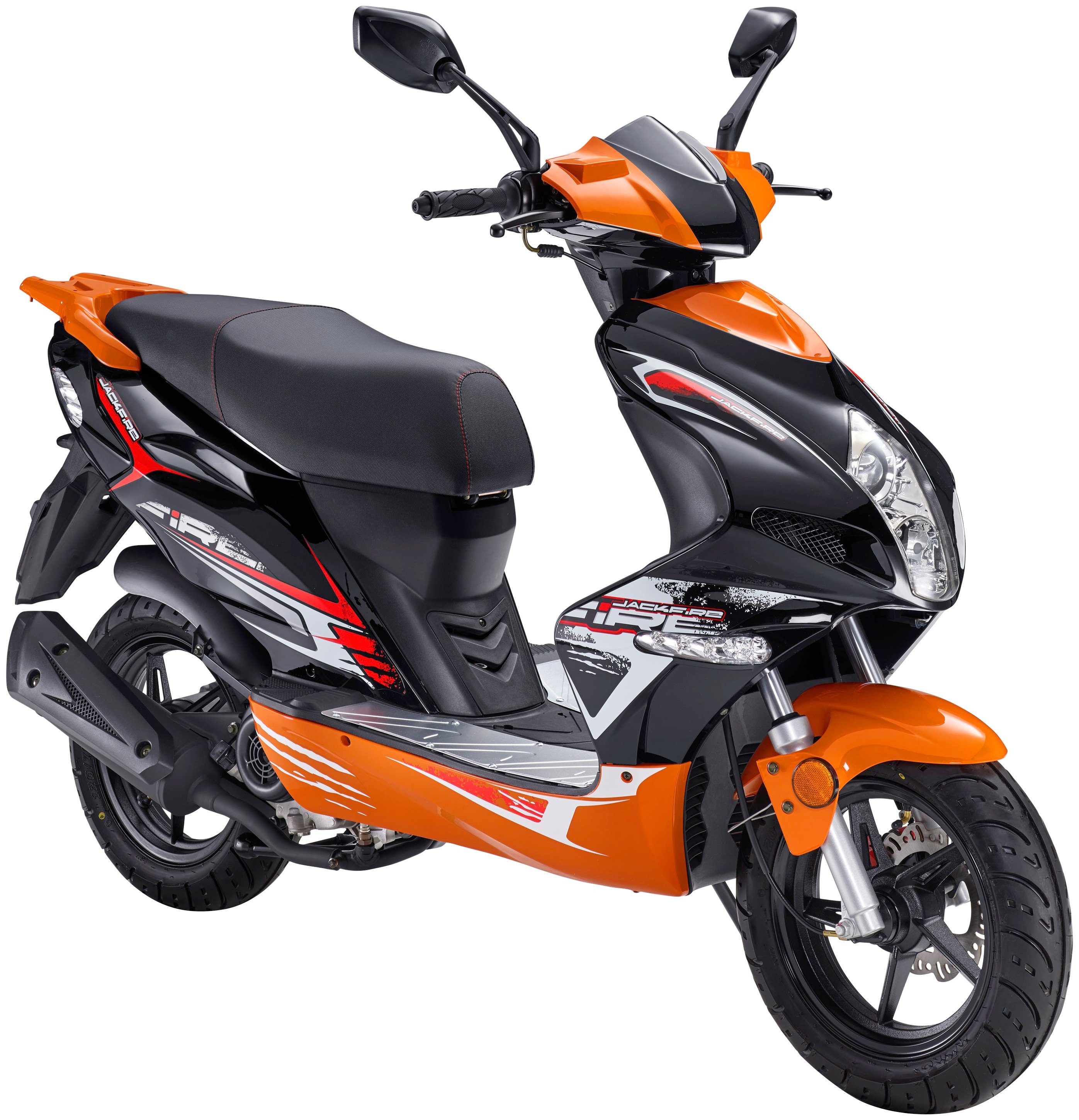 Luxxon Motorroller 45 km/h, orange Jackfire, ccm, 5 Euro 49,6