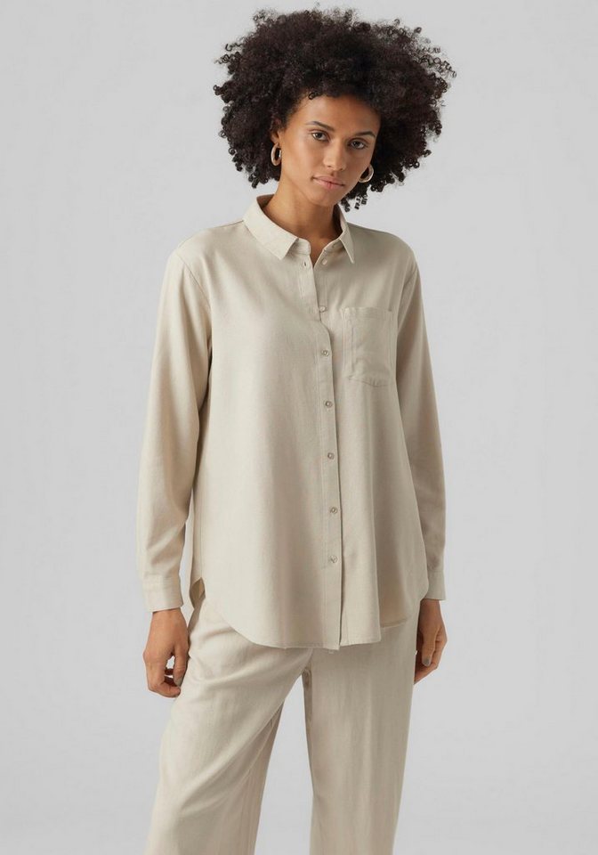 Vero Moda Hemdbluse VMMYMILO, Diese Bluse ist ein schicker und vielseitiger  Neuzugang in deinem Kleiderschrank