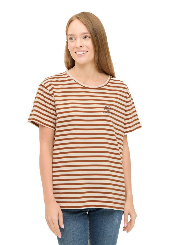 Derbe T-Shirt Franz Cherie_Striped Damen (1-tlg)