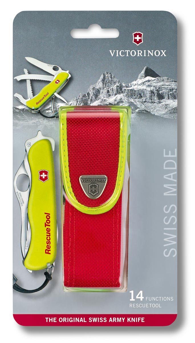 Victorinox Taschenmesser Rescue Tool MW, 111 mm, gelb nachleuchtend, Blister