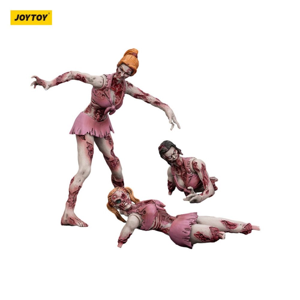 Joy Toy (CN) Actionfigur Zombie Dark Source Actionfiguren 3er-Pack Cheer Leaders 8 cm