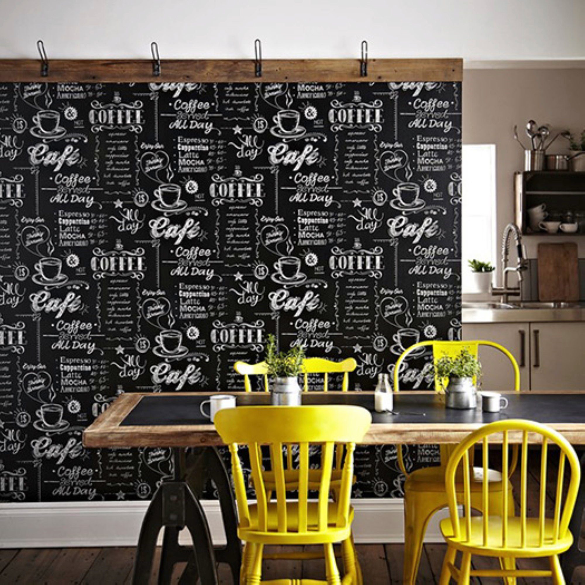 Superfresco Easy Vliestapete Coffeeshop, aufgeschäumt, animal print, FSC® zertifiziert, mit lebhaftem Druck, 10 Meter Länge