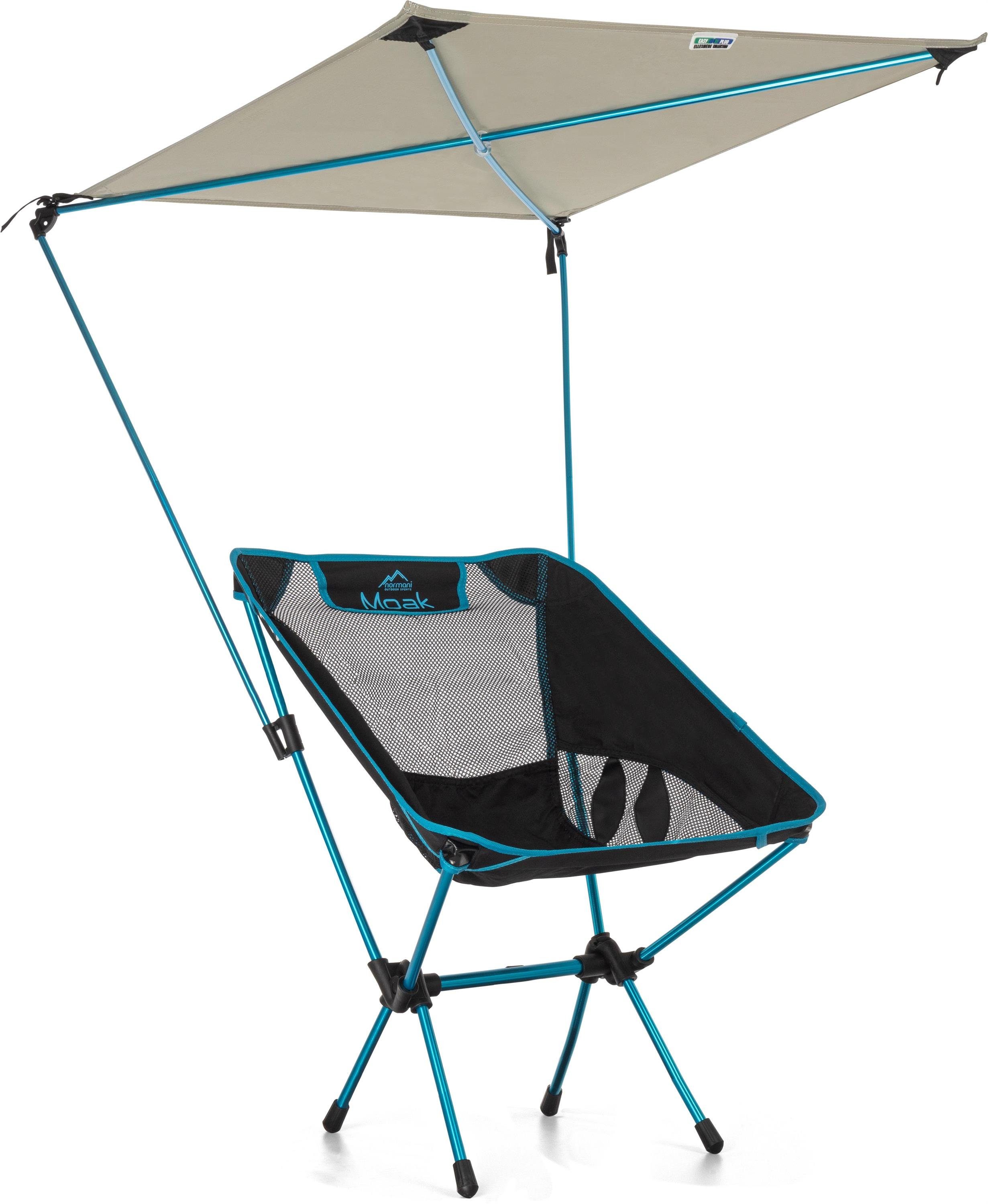 normani Campingstuhl Campingstuhl „Moak“ mit Sonnenschirm, günstig online kaufen