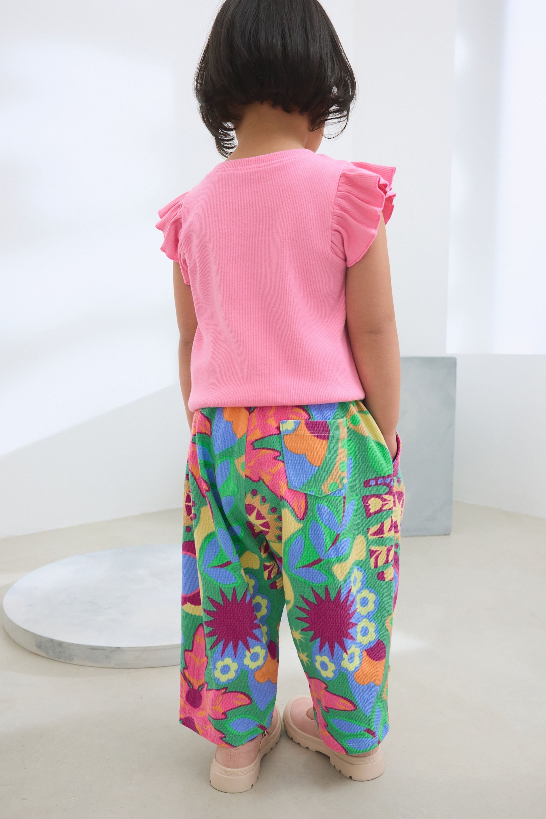 Next Schlupfhose Strukturierte Hose mit weitem günstig online kaufen