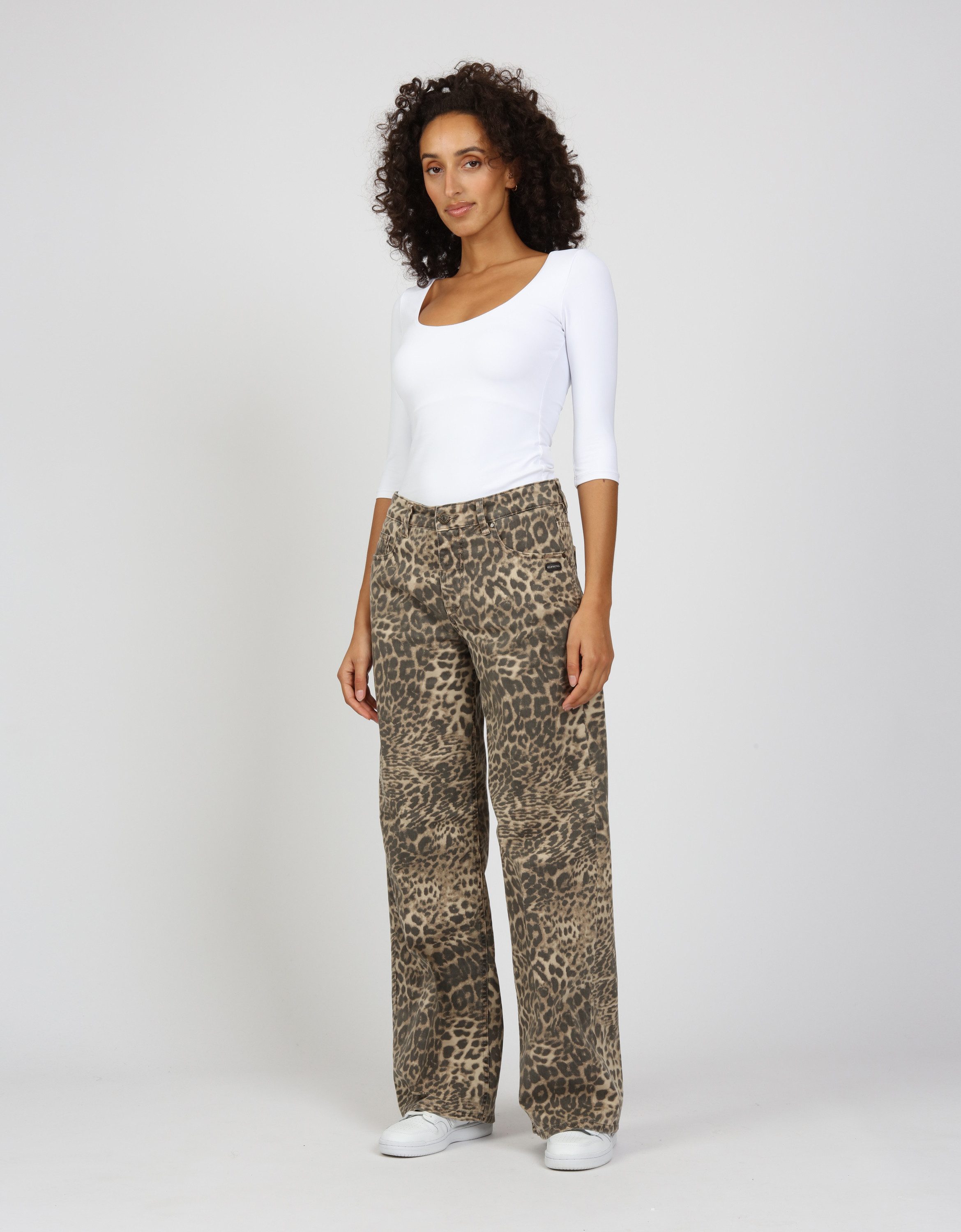 GANG Stoffhose GANG Hosen Wide Fit 94CARLOTTA LONG günstig online kaufen