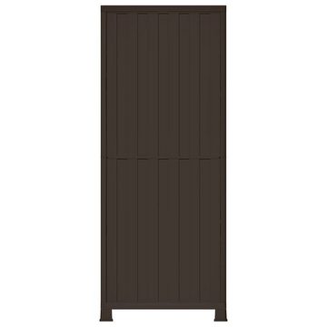 vidaXL Fächerschrank Kunststoffschrank 68x39x171,5 cm (1-St)