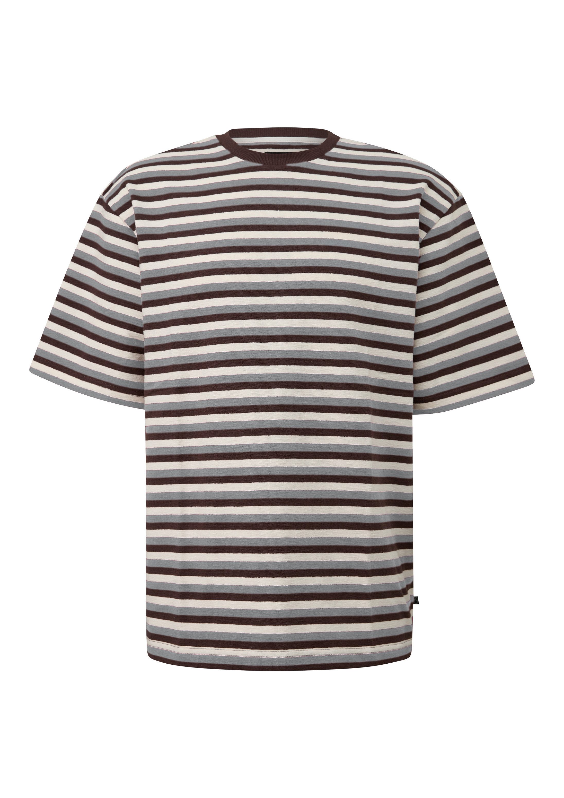 QS Kurzarmshirt T-Shirt T-Shirt im Relaxed Fit aus Heavy Jersey